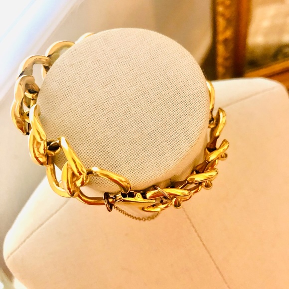 Vintage KREMENTZ Chain Link Bracelet - Picture 5 of 12